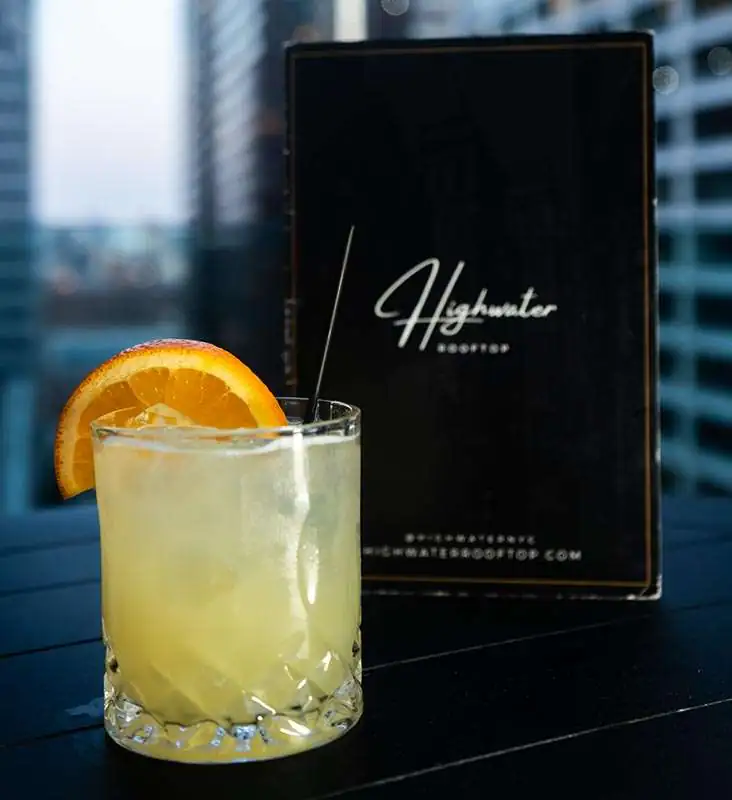 Highwater Rooftop Bar Cocktail Menu